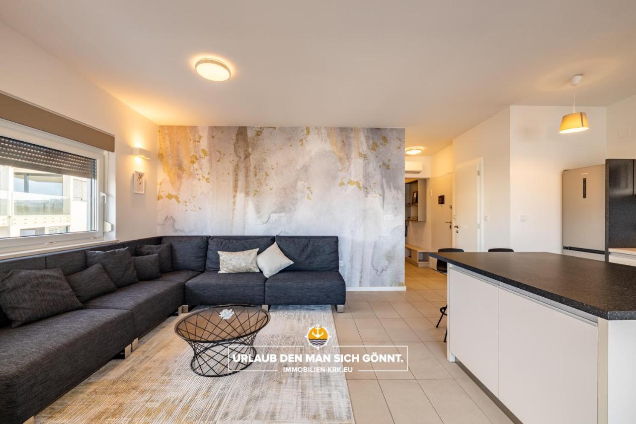 Penthouse Panorama Deluxe In Malinska Apartment Ngoại thất bức ảnh