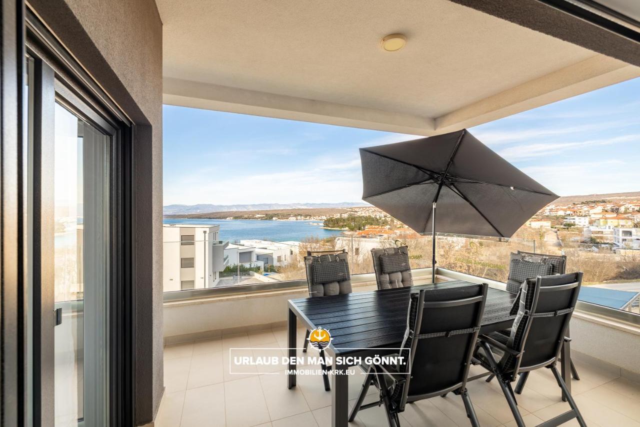 Penthouse Panorama Deluxe In Malinska Apartment Ngoại thất bức ảnh