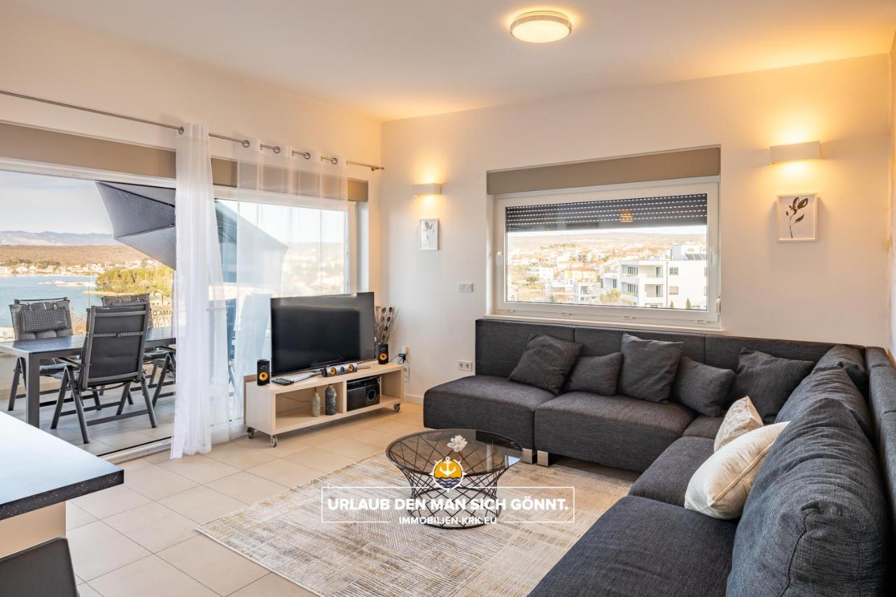 Penthouse Panorama Deluxe In Malinska Apartment Ngoại thất bức ảnh